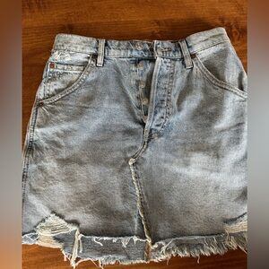 We The Free Denim Skirt Waist 27